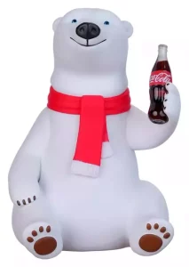 Coca-Cola Mini Action Figure Orso Polare 12 cm