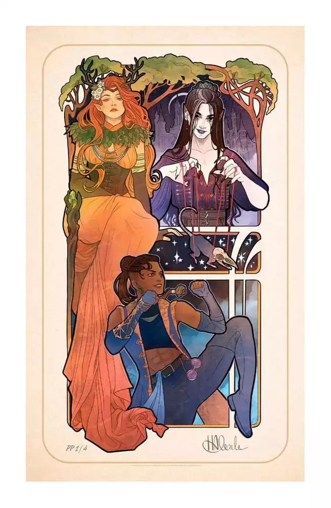 critical-role-art-print-marisha-ray-10th-anniversary-art-nouveau-illustrations-46-x-28-cm-unframed-1784889181-0