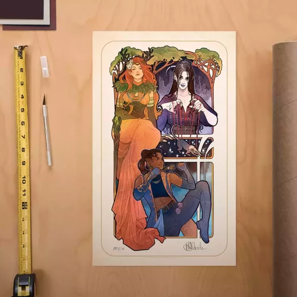 critical-role-art-print-marisha-ray-10th-anniversary-art-nouveau-illustrations-46-x-28-cm-unframed-1784889182-1 critical-role-art-print-marisha-ray-10th-anniversary-art-nouveau-illustrations-46-x-28-cm-unframed-1784889182-1