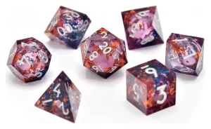 Set di Dadi Fey Mist Liquid Core (7)