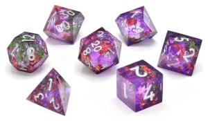 Set di Dadi Liquid Core CritStones Herbalist's Dream (7)
