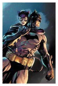 Stampa d'Arte DC Comics Batman & Catwoman 61 x 41 cm - Senza Cornice