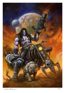 Stampa d'Arte Fine Lobo™: The Main Man di Alex Horley 46 x 61 cm - non incorniciata