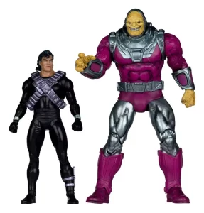 DC Multiverse Megafig - Set Doppio Mongul vs Superman (Ritorno di Superman) – 25 cm