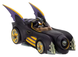 Action Figure DC x Sonic - The Hedgehog: Shadow Batman & Batmobile (6 cm)