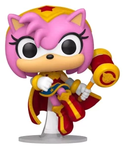 DC x Sonic the Hedgehog POP! Heroes: Amy come Wonder Woman - Action Figure Vinyl 9 cm