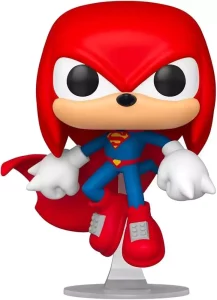 DC x Sonic the Hedgehog POP! Heroes: Knuckles come Superman - Action Figure Vinyl da 9 cm