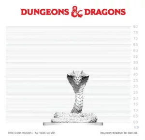 Miniatura Guardian Naga da D&D Nolzur - 6 cm
