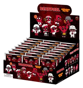 Display 24 Portachiavi Deadpool 3D PVC Serie 7