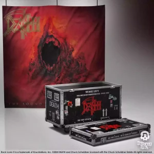 Death Rock Ikonz On Tour Road Case Statua + Sfondo Palco – The Sound of Perseverance Tour 1998