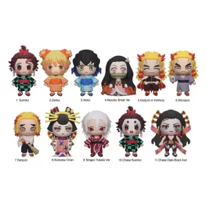 Demon Slayer: Kimetsu no Yaiba - Display di 24 Portachiavi Bag Clips Serie 5