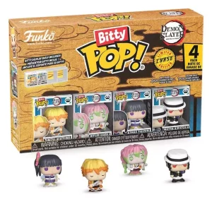 Demon Slayer: Kimetsu no Yaiba Bitty POP! Vinyl Figure Set Zenitsu (4 Pezzi) - 2,5 cm