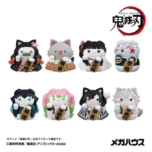 Demon Slayer: Kimetsu no Yaiba Mega Cat Project Mini Figure Gatto Portafortuna Vol.02 Blind Box Display (8)