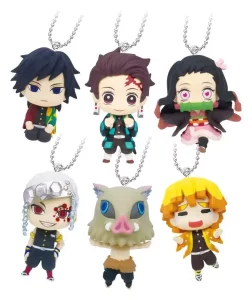 Demon Slayer: Kimetsu no Yaiba - Portachiavi Swing Dangler in Capsule Misteriose (24 pezzi)