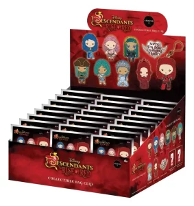 Display Descendants: 24 Clip per Borsa 3D in PVC (Serie 1)