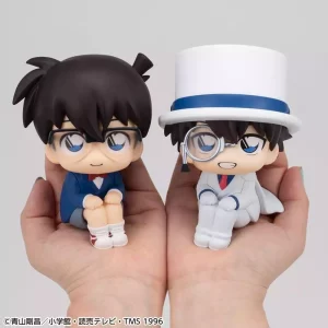 Detective Conan: Set 2 Figure PVC Conan Edogawa & Kid the Phantom Thief (11 cm) con Cuscini Regalo