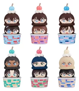 Detective Conan Tsumichen Stack up & Change Mini Figure 6 Pezzi (con omaggio)
