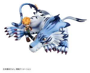 Digimon Adventure: Figure PVC Garurumon & Ishida Yamato (25 cm) - Edizione Ripetuta