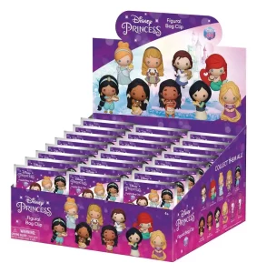 Disney: Clip per Borse Principesse in PVC 3D - Serie 44 Display (24)