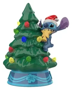 Albero di Natale Disney in Ceramica con Luci Stitch - 15 cm