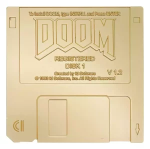 Doom: Disco Flessibile Replica Placcato Oro Edizione Limitata