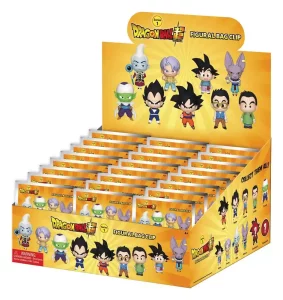 Dragon Ball Super: Display 24 Portachiavi Bag Clips in PVC 3D