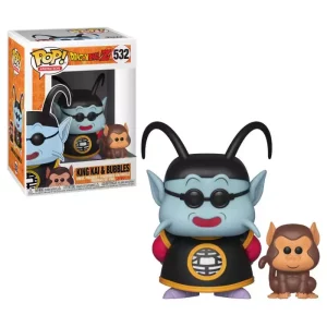 Dragon Ball Z POP! King Kai & Bubbles – Action Figure Vinyl da 9 cm