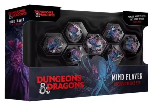 Set di Dadi Inclusivi in Resina Mostri di Dungeons & Dragons: Mind Flayer (7)