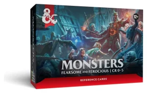 Carte di Riferimento Mostri per Dungeons & Dragons RPG - Versione Inglese