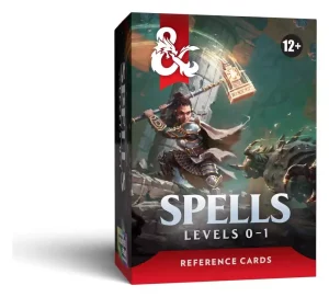 Carte di Riferimento per Incantesimi D&D: Livelli 0-1 (Edizione Inglese)
