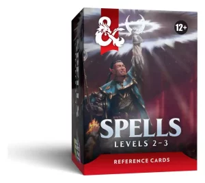 Carte di Riferimento Magie D&D: Livelli 2-3 (Edizione Inglese)