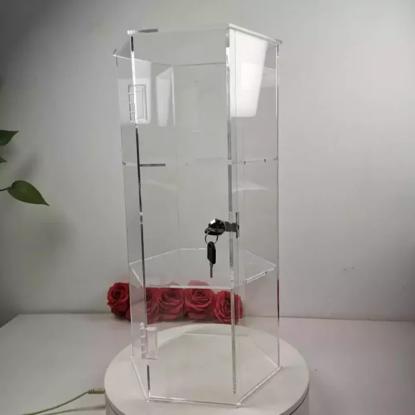 evoretro-3-tier-locking-acrylic-hexagon-display-tower-1784851941-0 evoretro-3-tier-locking-acrylic-hexagon-display-tower-1784851941-0