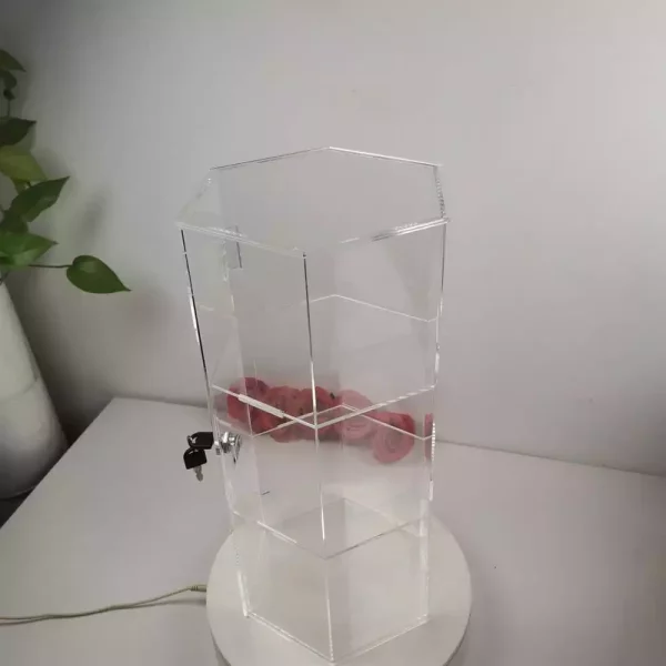 evoretro-3-tier-locking-acrylic-hexagon-display-tower-1784851943-2 evoretro-3-tier-locking-acrylic-hexagon-display-tower-1784851943-2