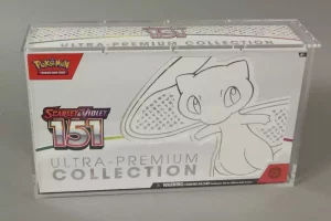 Custodia Acrilica Evoretro per Scatole Pokémon 151 e Mega Charizard X – 23 x 39 cm