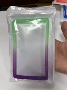 Bumper EVORETRO per Card PSA Graded - Effetto Glitter Verde-Viola