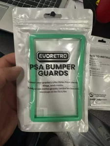 Protezione Bumper Evoretro per Slabs PSA Mint Green