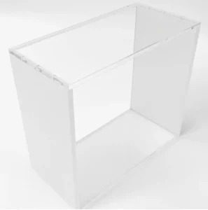 Custodia Magnetica in Acrilico Evoretro per Elite Trainer Box con Bordi Colorati - Bianco