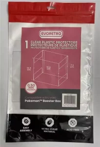 Custodia Protettiva PET Evoretro per Scatola Booster Pokémon