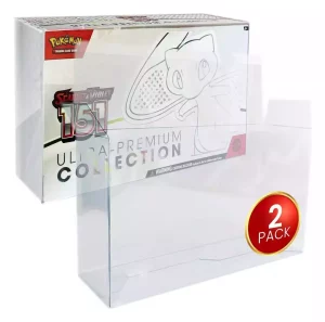 Evoretro PET Protezioni 2 confezioni per Pokémon 151 Scarlet & Violet Ultra Collection Box