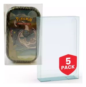 Evoretro Protezioni PET per Tin Pokémon Small - Confezione da 5 (8x3x13cm)