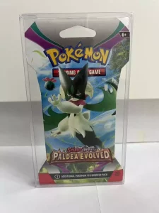 Evoretro PET Protezioni per Booster Pack Pokémon TCG (10 Pezzi)