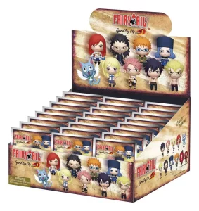 Fairy Tail: Display (24) di Clip per Borsa 3D in Schiuma - Serie 1