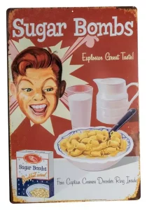 Segno Metallico Fallout Sugar Bombs Ufficiale