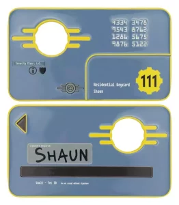 Fallout: Carta di Accesso Vault 111 – Edizione Limitata da 11 cm