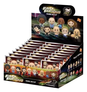 Fast & Furious: Portachiavi Commemorativi del 25° Anniversario (Display da 24)