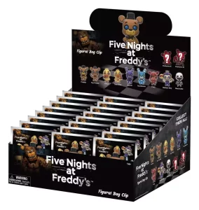 Five Nights at Freddy's - Display (24) Portachiavi 3D in PVC