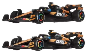 Hot Wheels McLaren F1 Team: Confezione Doppia Auto da Collezione in Metallo – Scala 1:64