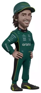 Action Figure Minix Fernando Alonso Aston Martin Formula 1 - 12 cm