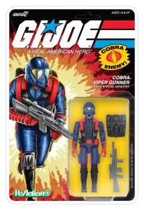 Action Figure G.I. Joe ReAction+ Serie Cobra Viper Gunner
