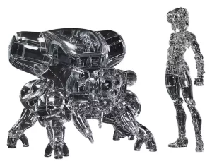 Ghost in the Shell: Motoko Kusanagi con Fuchikoma (Thermoptic Camouflage Ver.) - Modellino Plamax